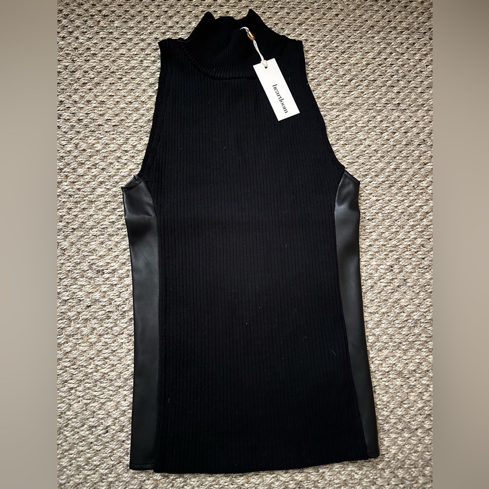 Heartloom, Fennell Tank, black, size Medium, NWT
